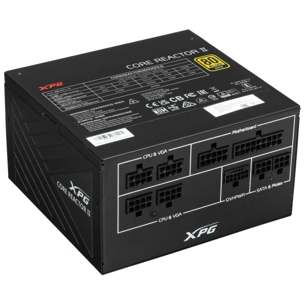 Купить блок питания adata xpg core reactor ii 650 gold [corereactorii650g-bkceu] черный