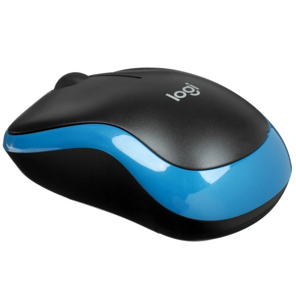 Купить мышь беспроводная logitech m186 [910-004132] синий