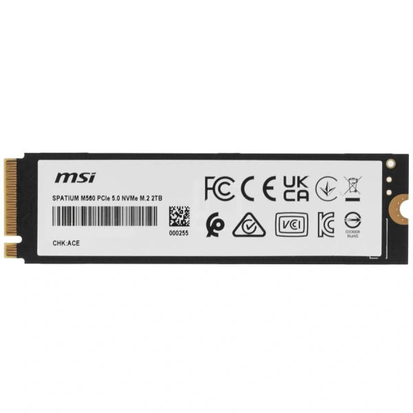 Купить 2000 гб m.2 nvme накопитель msi spatium m560 [s78-440q940-p83]