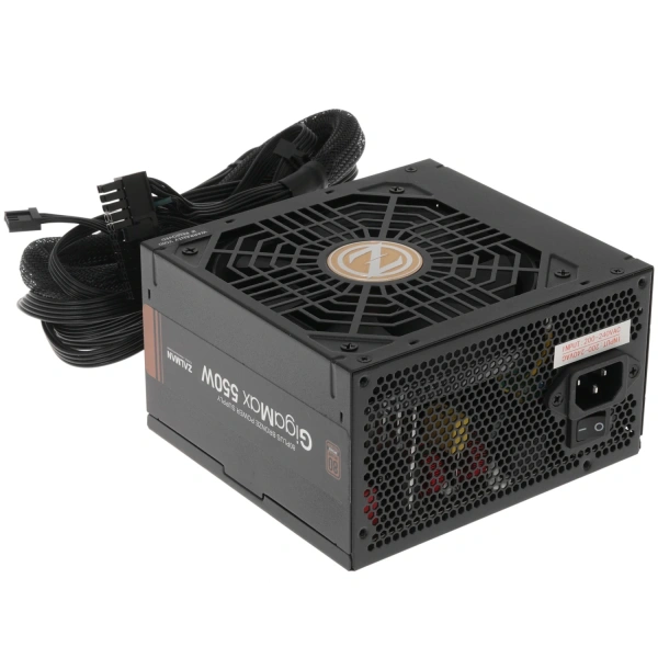 Купить блок питания zalman gigamax (gvii) 550w [zm550-gvii] черный