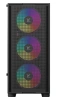 Купить корпус xastra a301 [a301-bk-fc120frgb-4f-gl] черный