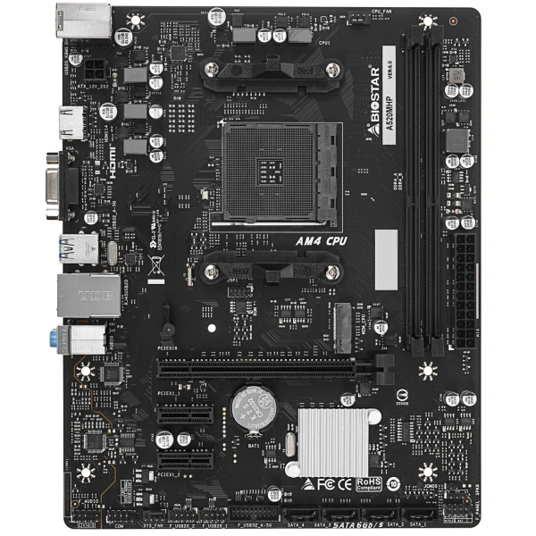 Купить материнская плата biostar a520mhp
