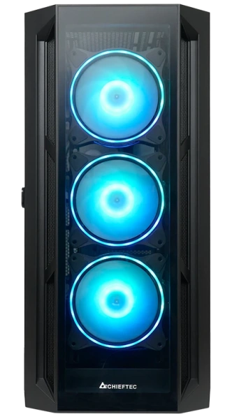 Купить корпус chieftec apex [ga-01b-tg-op] черный