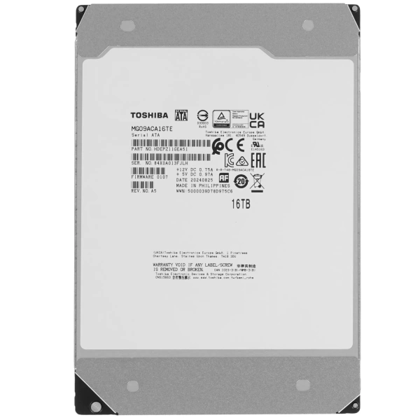 Купить 16 тб жесткий диск toshiba enterprise mg09 [mg09aca16te]