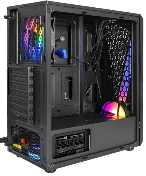 Купить корпус exegate evo-8225-evo800 [ex296073rus] черный