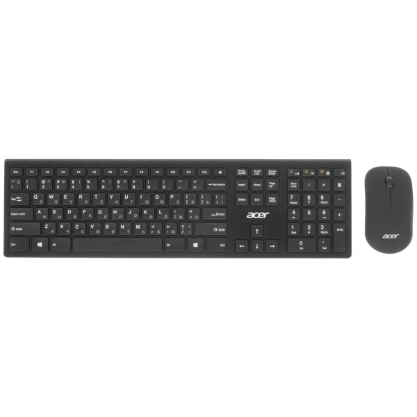 Купить клавиатура+мышь беспроводная   acer okr030 черный