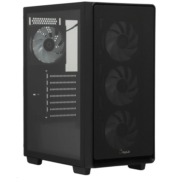Купить корпус ocypus gamma c60 bk argb [gamma-c60-bkg400xx-gl] черный