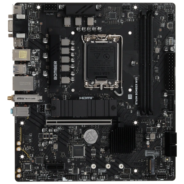 Купить материнская плата msi b760m bomber wifi