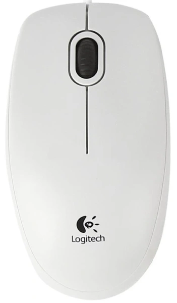 Купить мышь проводная logitech b100 [910-003360] белый
