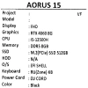 Купить 15.6" ноутбук aorus 15 9kf черный