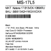 Купить 17.3" ноутбук msi katana 17 b13vek-1089xru черный