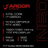 Купить 17.3" ноутбук ardor gaming neo g17-i7nd315 черный