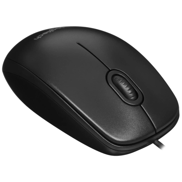 Купить мышь проводная logitech b100 [910-006605] черный