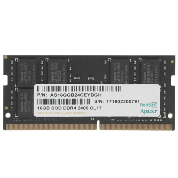 Купить оперативная память sodimm apacer [es.16g2t.gfh] 16 гб