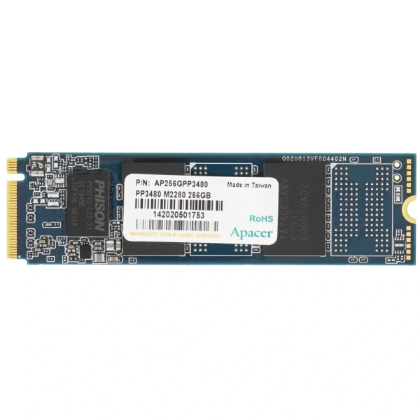 Купить 256 гб m.2 nvme накопитель apacer pp3480 [ap256gpp3480-r]