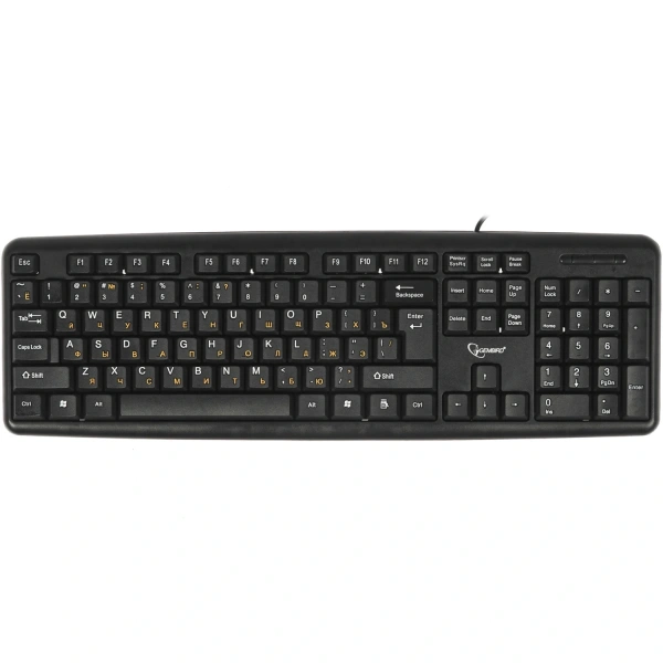 Купить клавиатура проводная gembird kb-8320u-bl