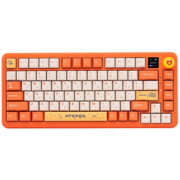 Купить клавиатура проводная + беспроводная ajazz ak820 max [ao11-ak820max-3-rgb-diy-as-ow]