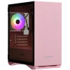 Купить корпус ardor gaming rare minicase ms4 pg argb  розовый