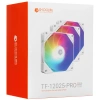 Купить комплект вентиляторов id-cooling tf series [tf-12025-pro-argb-white trio]