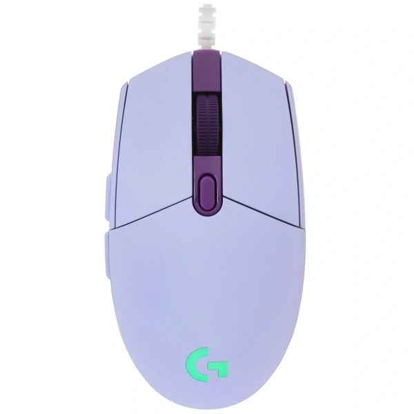 Купить мышь проводная logitech g102 lightsync [910-005857] фиолетовый