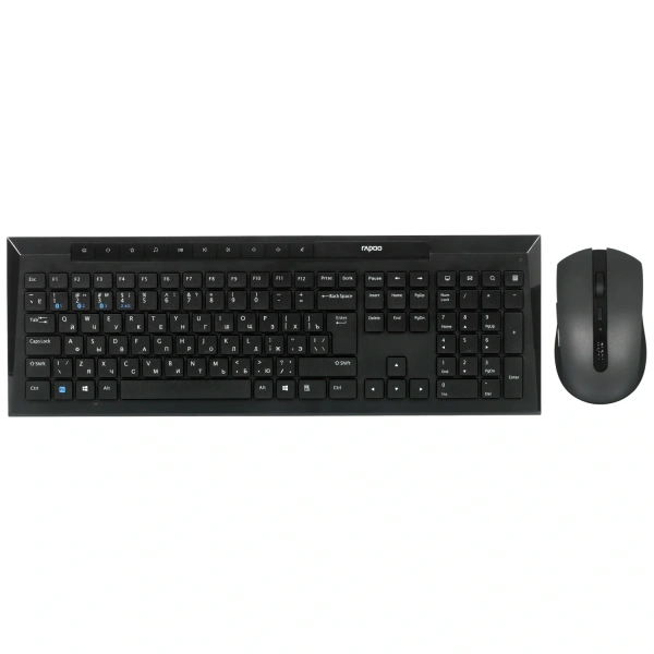 Купить клавиатура+мышь беспроводная   rapoo 8210m черный