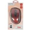 Купить мышь беспроводная qumo office line red m62 [24359] красный