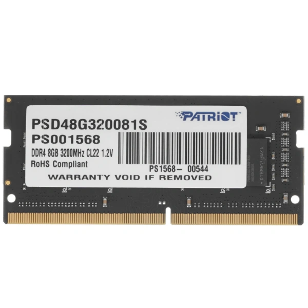 Купить оперативная память sodimm patriot signature line [psd48g320081s] 8 гб