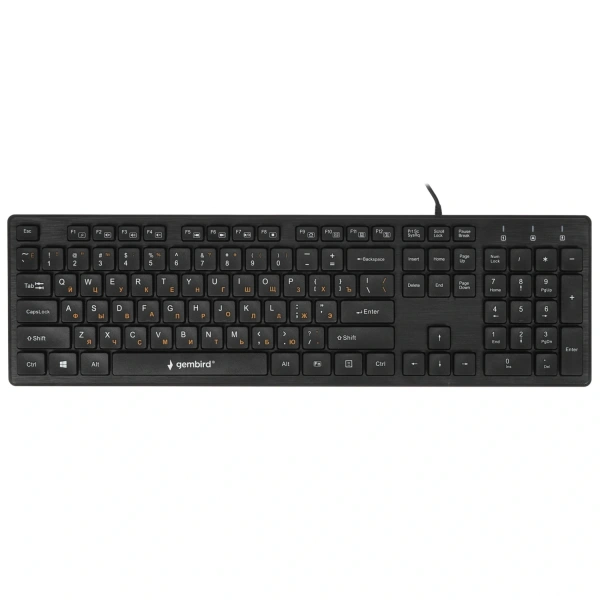 Купить клавиатура проводная gembird kb-8360u