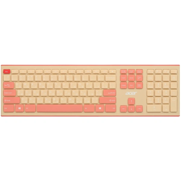 Купить клавиатура+мышь беспроводная   acer occ205 розовый