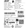 Купить 23.8" монитор acer ha240yewi белый