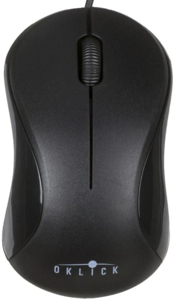 Купить мышь проводная oklick 115s [711636] черный