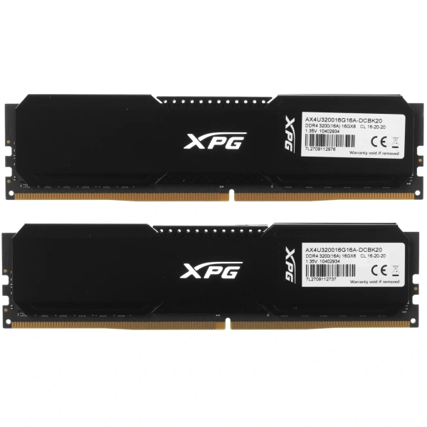 Купить оперативная память adata xpg gammix d20 [ax4u320016g16a-dcbk20] 32 гб