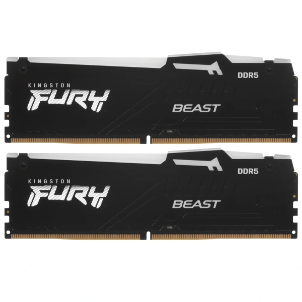Купить оперативная память kingston fury beast black rgb [kf560c30bbeak2-64] 64 гб