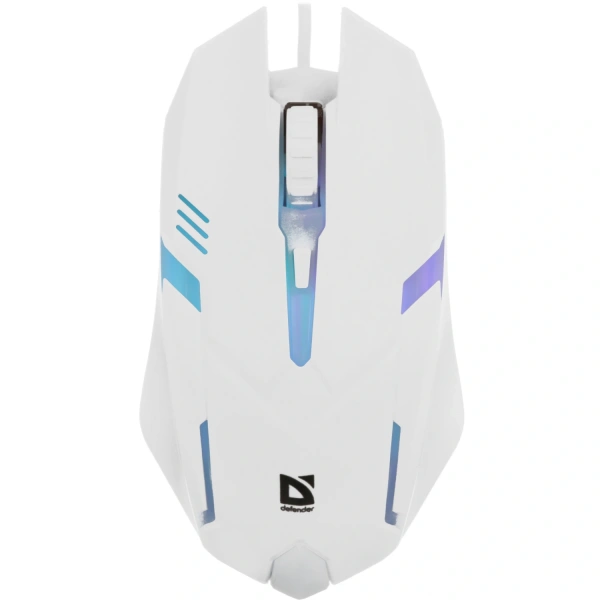 Купить мышь проводная defender cyber mb-560l [52561] белый