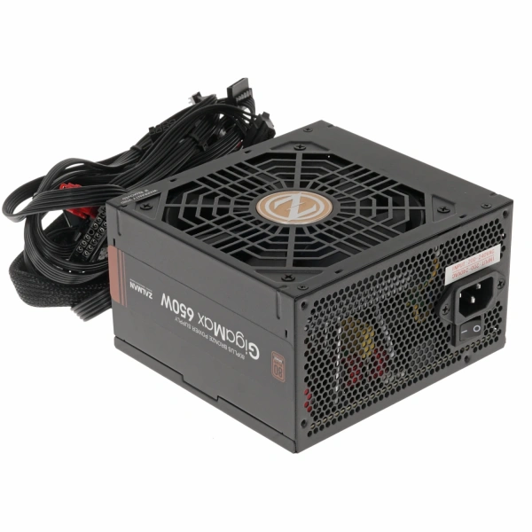Купить блок питания zalman gigamax (gvii) 650w [zm650-gvii] черный