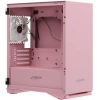 Купить корпус ardor gaming rare minicase ms4 pg argb  розовый