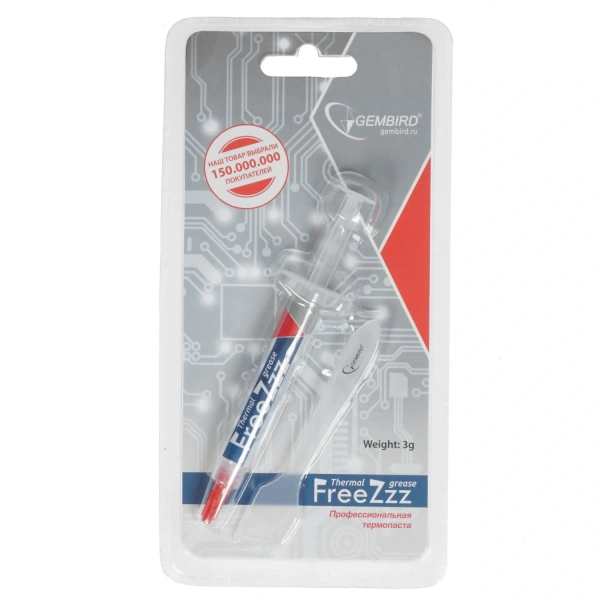Купить термопаста gembird freezzz [ng-01-3]