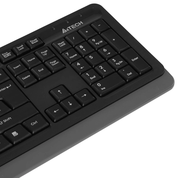 Купить клавиатура+мышь беспроводная   a4tech fstyler fgs1035q серый