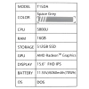 Купить 15.6" ноутбук tecno megabook t1 серый