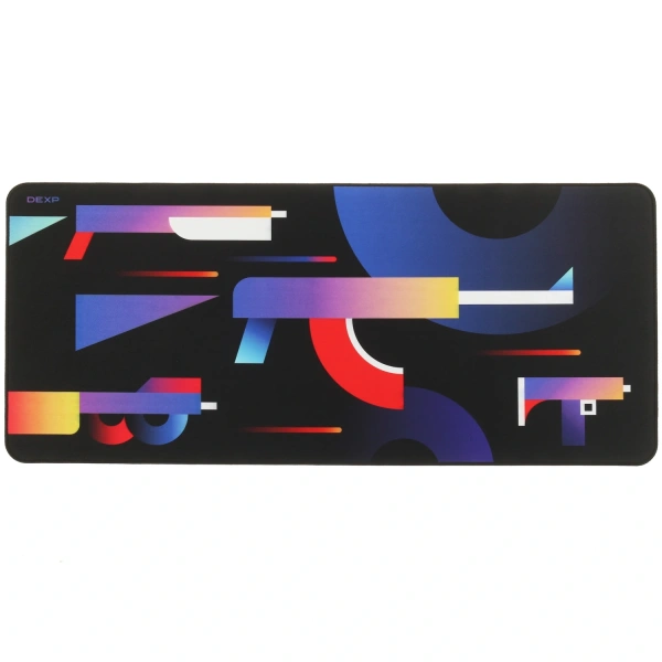 Купить коврик dexp om-xl pixelgun (xl) черный