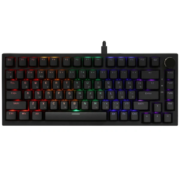 Купить клавиатура проводная ajazz ak820 [bl5-ak820-1-zb-diy-bls-b]