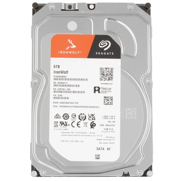 Купить 6 тб жесткий диск seagate ironwolf [st6000vn006]