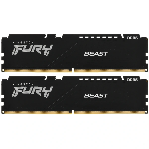 Купить оперативная память kingston fury beast black [kf560c36bbe2k2-32] 32 гб