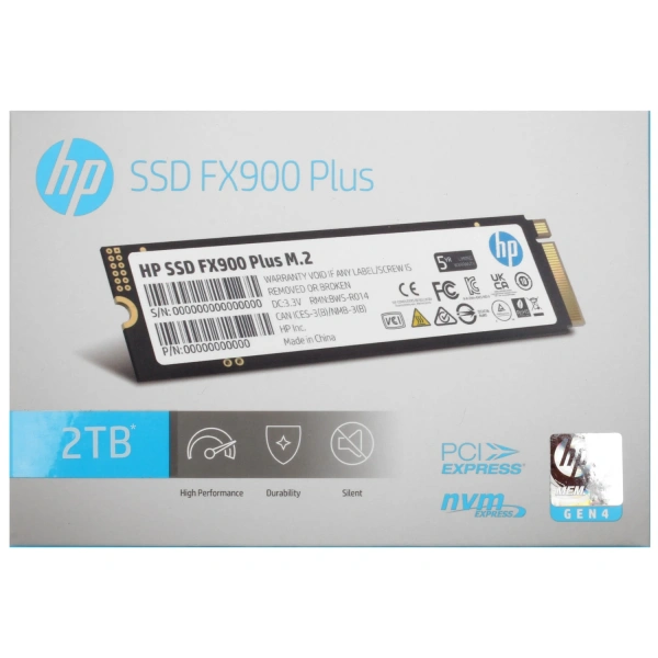 Купить 2048 гб m.2 nvme накопитель hp fx900 plus [7f618aa#aab]