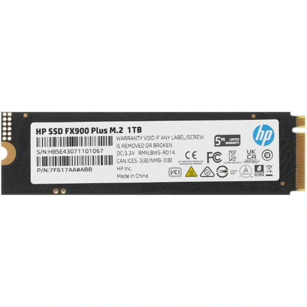 Купить 1024 гб m.2 nvme накопитель hp fx900 plus [7f617aa#aab]