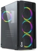 Купить корпус powercase mistral x4 mesh led [cmixb-l4] черный