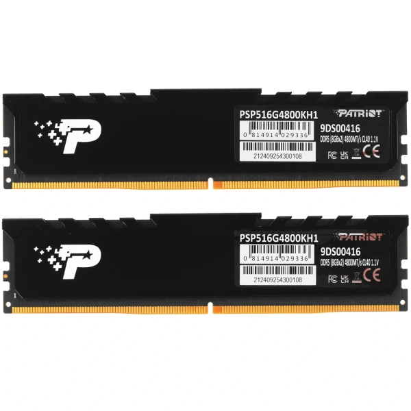 Купить оперативная память patriot signature premium [psp516g4800kh1] 16 гб