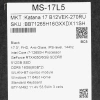 Купить 17.3" ноутбук msi gf76 katana 17 b12vek-270ru черный