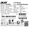 Купить 24.5" монитор acer nitro xf253qzbmiiprx черный