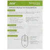 Купить мышь проводная acer omw401 [zl.mceee.030] белый